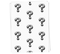 Azeeda A1 'Sketchy Question Mark ' Gift Wrap/Wrapping Paper Sheet (GI00090919)