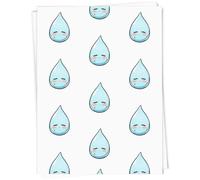 Azeeda A1 'Sleepy Raindrop' Gift Wrap/Wrapping Paper Sheet (GI00139361)