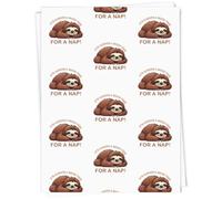 Azeeda A1 'Sleepy Sloth Nap Time' Gift Wrap/Wrapping Paper Sheet (GI00137783)