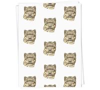 Azeeda A1 'Snow Leopard Portrait' Gift Wrap/Wrapping Paper Sheet (GI00138095)