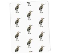 Azeeda A1 'Standing Crane Bird' Gift Wrap/Wrapping Paper Sheet (GI00113889)