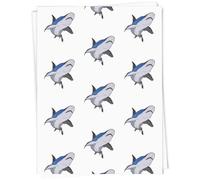 Azeeda A1 'Swimming Shark' Gift Wrap/Wrapping Paper Sheet (GI00011205)
