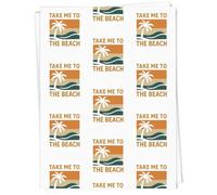 Azeeda A1 'Take Me To The Beach' Gift Wrap/Wrapping Paper Sheet (GI00112293)