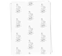 Azeeda A1 'Teacup Ghost Artie The Painter' Gift Wrap/Wrapping Paper Sheet (GI00131045)