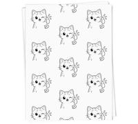 Azeeda A1 'Thumbs Up Cat' Gift Wrap/Wrapping Paper Sheet (GI00143192)