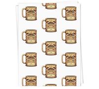 Azeeda A1 'Ugly Without Coffee' Gift Wrap/Wrapping Paper Sheet (GI00112877)