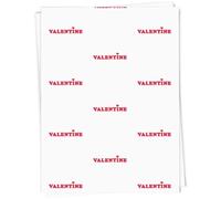 Azeeda A1 'Valentine' Gift Wrap/Wrapping Paper Sheet (GI00127085)