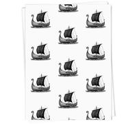 Azeeda A1 'Viking Longship' Gift Wrap/Wrapping Paper Sheet (GI00108561)