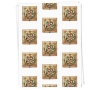 Azeeda A1 'Vintage Pizza' Gift Wrap/Wrapping Paper Sheet (GI00140987)