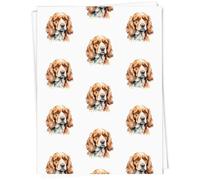 Azeeda A1 'Watercolour Style Cocker Spaniel' Gift Wrap/Wrapping Paper Sheet (GI00138890)