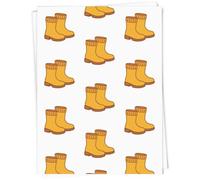 Azeeda A1 'Wellington Boots for a Rainy Day' Gift Wrap/Wrapping Paper Sheet (GI00114007)