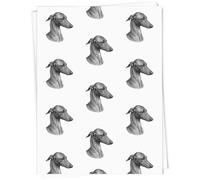 Azeeda A1 'Whippet Dog Portrait' Gift Wrap/Wrapping Paper Sheet (GI00136265)