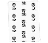 Azeeda A1 'William Shakespeare With Owl' Gift Wrap/Wrapping Paper Sheet (GI00104517)