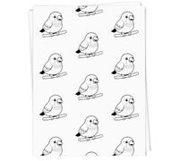Azeeda A1 'Zebra Finch' Gift Wrap/Wrapping Paper Sheet (GI00124013)