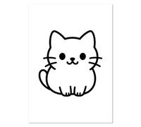 Azeeda A2 'Chibi Cat' Wall Poster/Print (PP00347133)