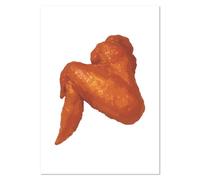 Azeeda A2 'Delicious Cooked Chicken Wing Appetizer' Wall Poster/Print (PP00335916)