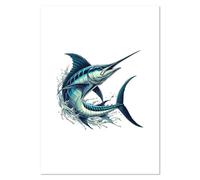 Azeeda A3 'Blue Marlin Fish' Wall Poster/Print (PP00290741)