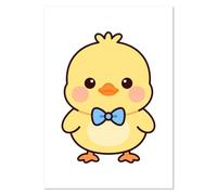 Azeeda A3 'Chick Wearing Bow Tie' Wall Poster/Print (PP00355833)