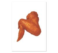 Azeeda A4 'Delicious Cooked Chicken Wing Appetizer' Wall Poster/Print (PP00335914)