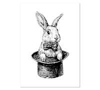 Azeeda A4 'Magic Rabbit' Wall Poster/Print (PP00335441)