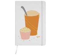 Azeeda A5 'A Tasty Treat' White Hardcover Ruled Notebook (NB00095083)