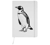 Azeeda A5 'African Penguin' White Hardcover Ruled Notebook (NB00089657)