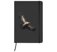Azeeda A5 'Andean Condor Flying' Black Hardcover Ruled Notebook (NB00090741)
