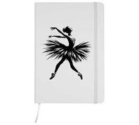 Azeeda A5 'Ballet Dancer' White Hardcover Ruled Notebook (NB00074679)