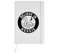 Azeeda A5 'Believe In Nessie' White Hardcover Ruled Notebook (NB00081629)