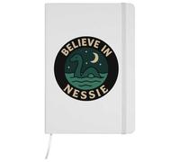 Azeeda A5 'Believe In Nessie' White Hardcover Ruled Notebook (NB00081633)