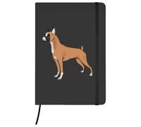 Azeeda A5 'Boxer Dog Breed' Black Hardcover Ruled Notebook (NB00083825)