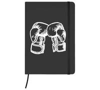 Azeeda A5 'Boxing Gloves' Black Hardcover Ruled Notebook (NB00087815)