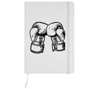 Azeeda A5 'Boxing Gloves' White Hardcover Ruled Notebook (NB00087814)