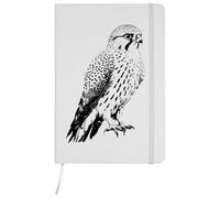 Azeeda A5 'British Kestrel' White Hardcover Ruled Notebook (NB00068397)