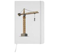 Azeeda A5 'Building Crane' White Hardcover Ruled Notebook (NB00082186)