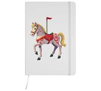 Azeeda A5 'Carousel Horse' White Hardcover Ruled Notebook (NB00093343)