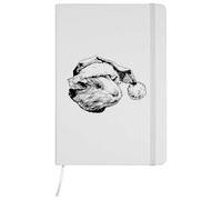 Azeeda A5 'Christmas Guinea Pig' White Hardcover Ruled Notebook (NB00086728)