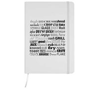 Azeeda A5 'Cooking Terminology' White Hardcover Ruled Notebook (NB00092452)