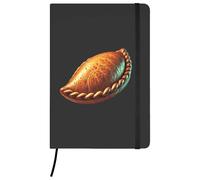 Azeeda A5 'Cornish Pasty' Black Hardcover Ruled Notebook (NB00073344)