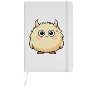 Azeeda A5 'Cute Monster' White Hardcover Ruled Notebook (NB00091494)
