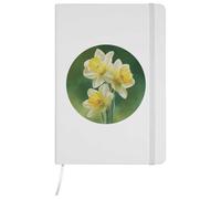 Azeeda A5 'Daffodils in Bloom' White Hardcover Ruled Notebook (NB00091122)