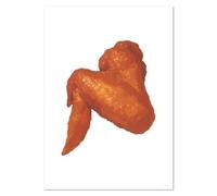Azeeda A5 'Delicious Cooked Chicken Wing Appetizer' Wall Poster/Print (PP00335913)