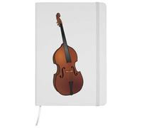 Azeeda A5 'Double Bass ' White Hardcover Ruled Notebook (NB00089571)