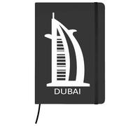 Azeeda A5 'Dubai Palace' Black Hardcover Ruled Notebook (NB00088297)