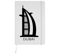 Azeeda A5 'Dubai Palace' White Hardcover Ruled Notebook (NB00088296)