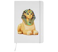 Azeeda A5 'Egyptian Sphinx' White Hardcover Ruled Notebook (NB00092833)