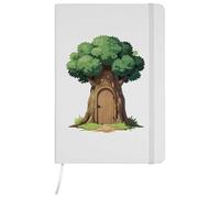 Azeeda A5 'Fairy Tree Door' White Hardcover Ruled Notebook (NB00091420)