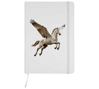 Azeeda A5 'Flying Pegasus' White Hardcover Ruled Notebook (NB00092205)