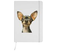 Azeeda A5 'Funny Chihuahua' White Hardcover Ruled Notebook (NB00094205)