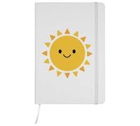 Azeeda A5 'Happy Sunshine' White Hardcover Ruled Notebook (NB00093381)